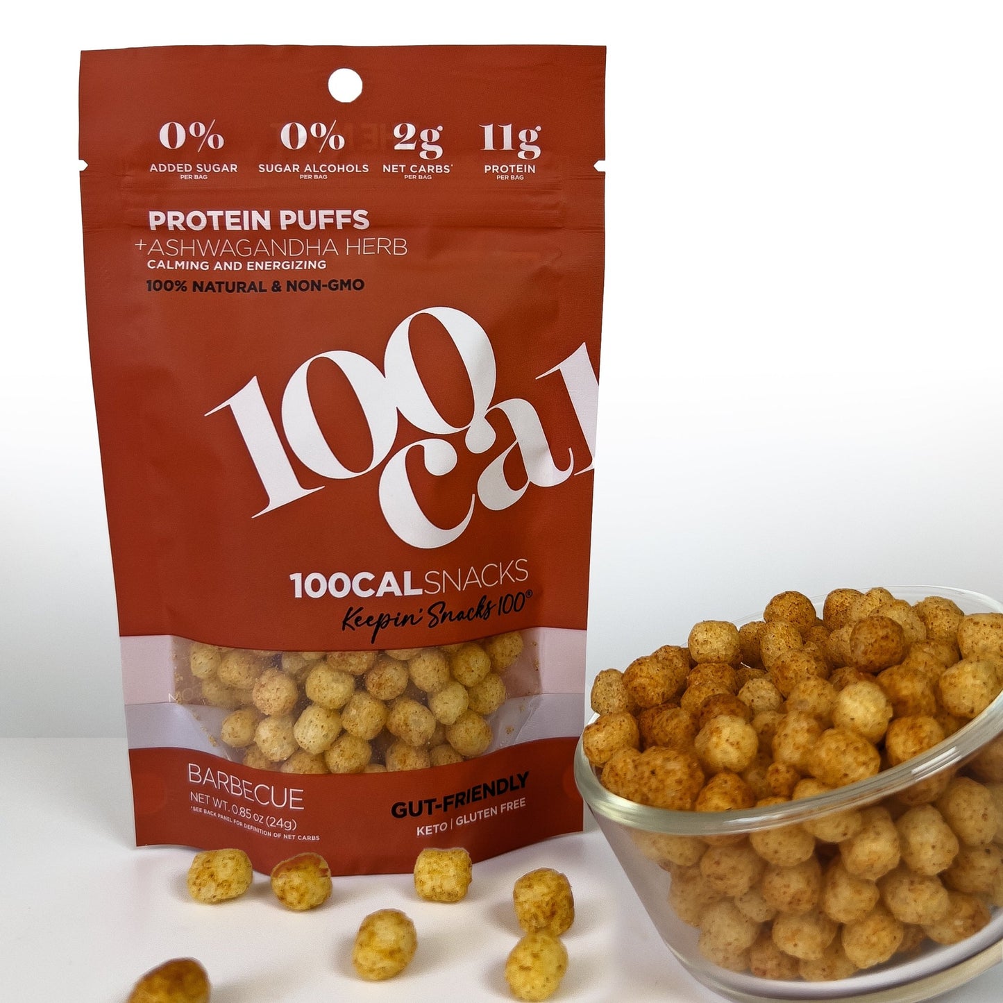 BBQ Protein Puffs - 100calsnacks