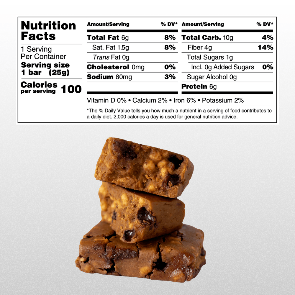 Peanut Butter Protein Bars - 100calsnacks