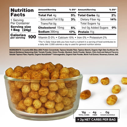 BBQ Protein Puffs - 100calsnacks