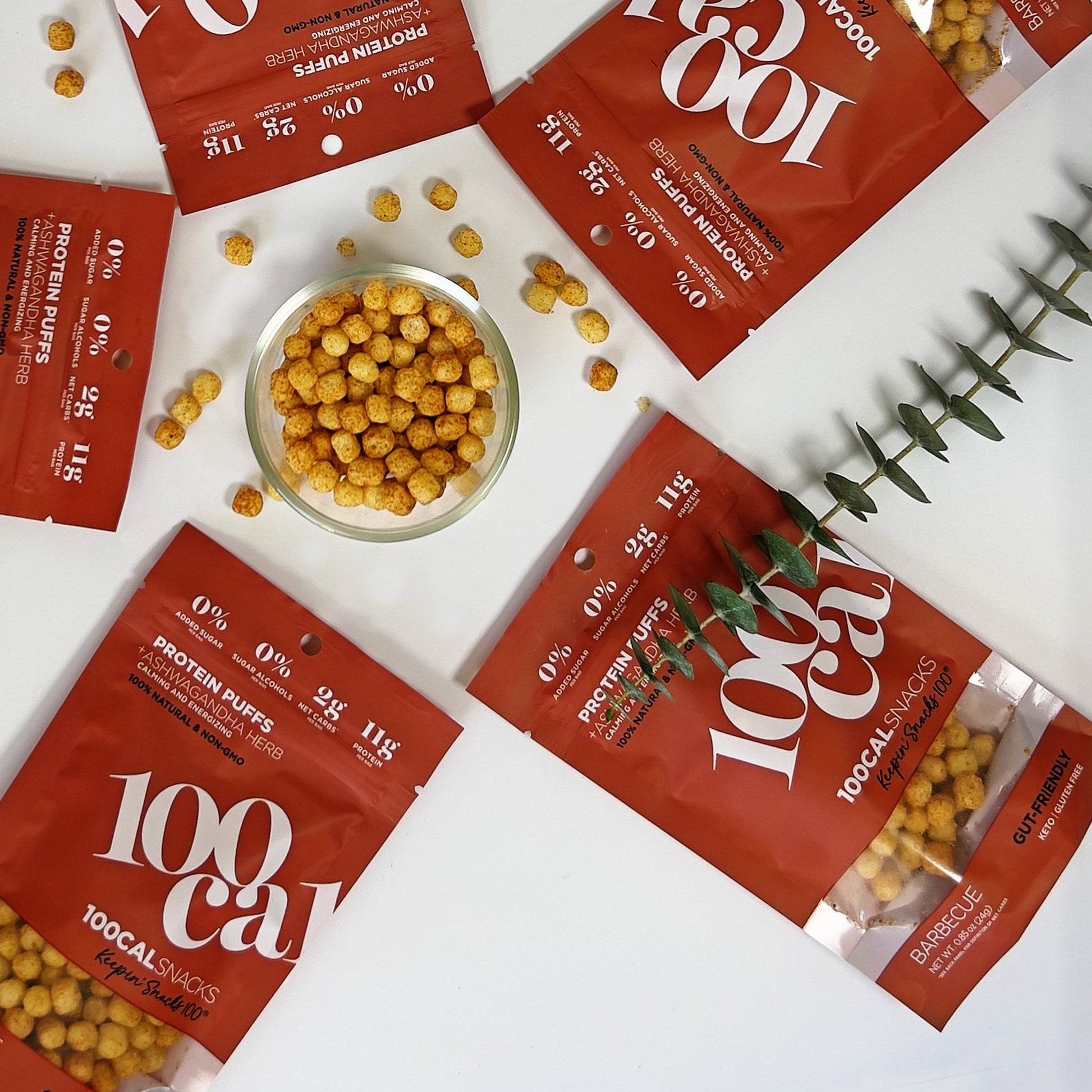 BBQ Protein Puffs - 100calsnacks