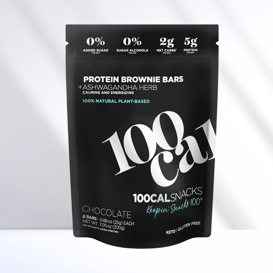 Chocolate Brownie Protein Bars - 100calsnacks