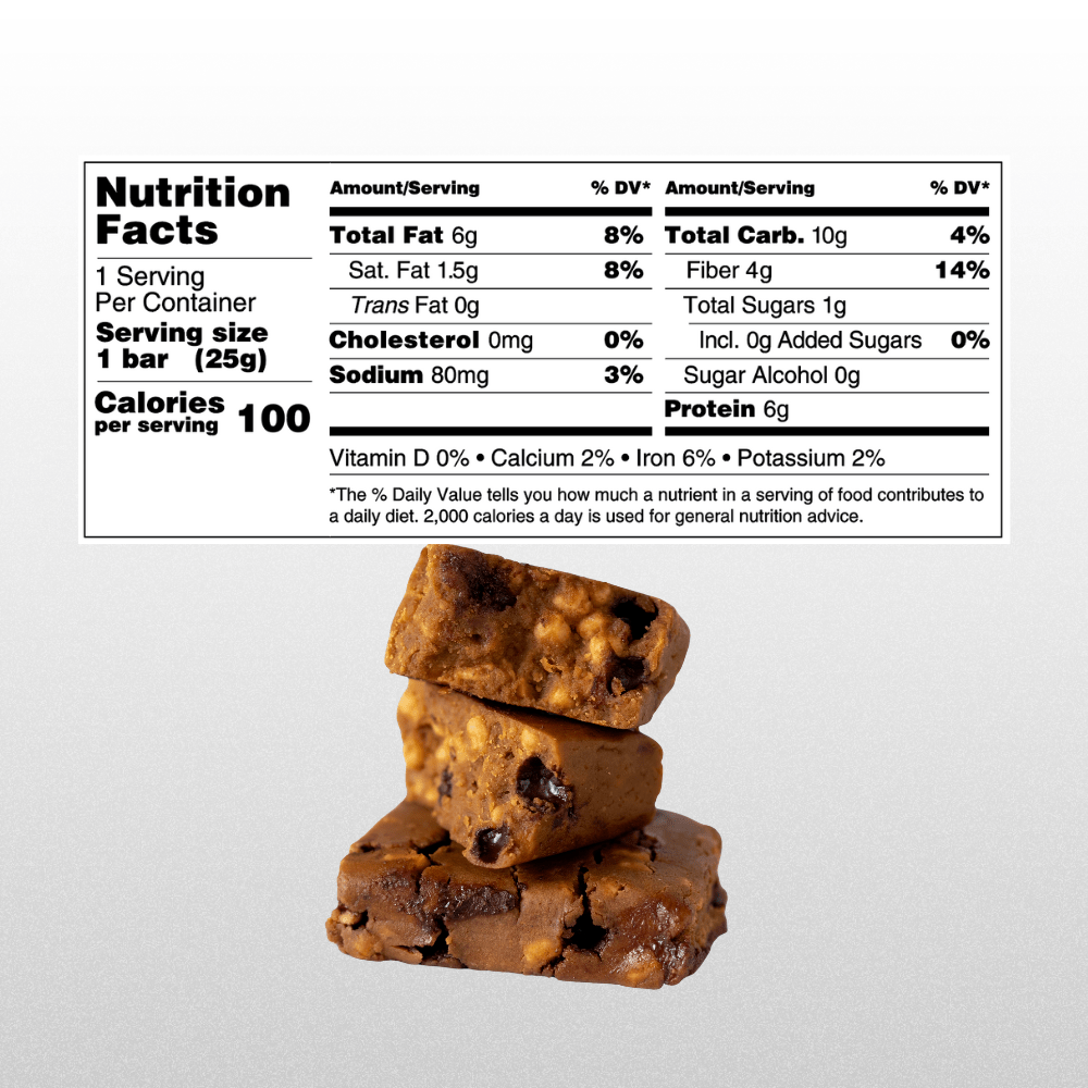 Peanut Butter Protein Bars - 100calsnacks