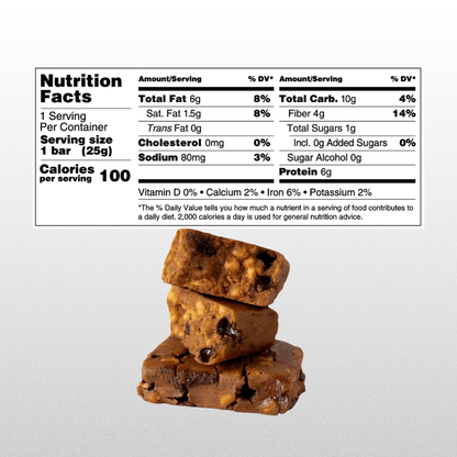 Peanut Butter Protein Bars - 100calsnacks