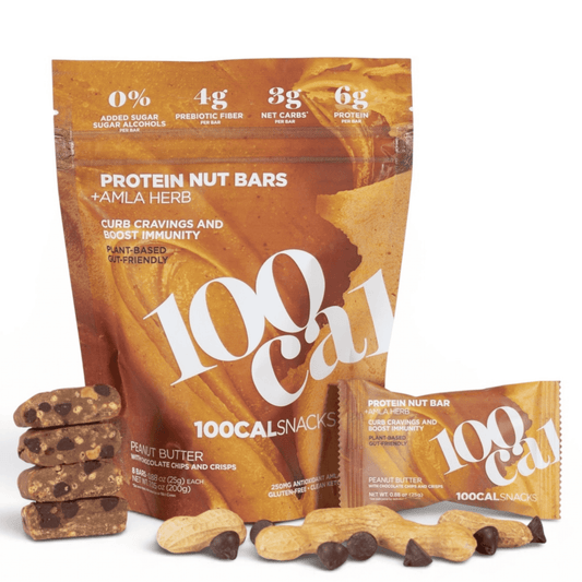 Peanut Butter Protein Bars - 100calsnacks
