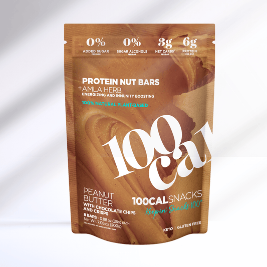 Peanut Butter Protein Bars - 100calsnacks